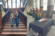 IBMS member installed as Honorary Fellow
