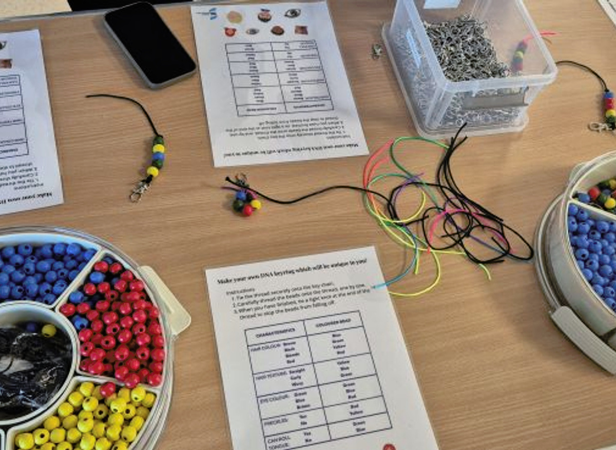 DNA bracelet activity station