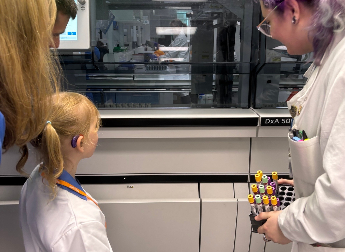 Following sample processing