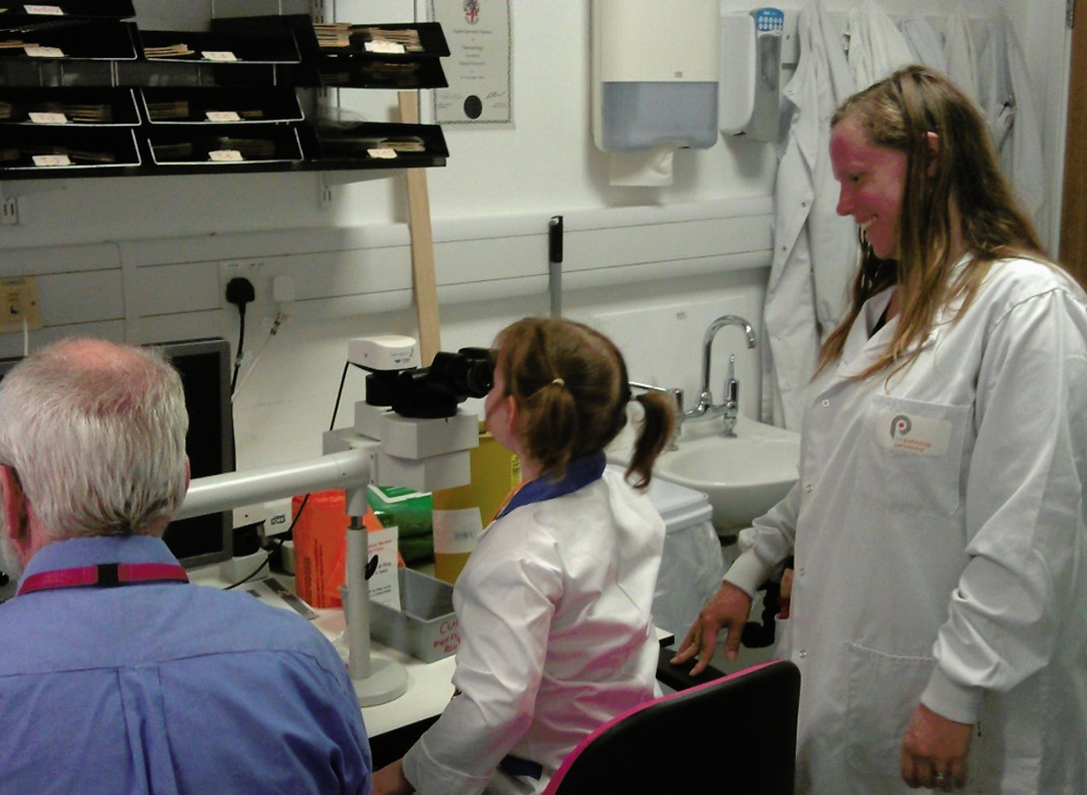 The visit from Abigail and her Mum brought a smile to so many faces as we toured the Lab