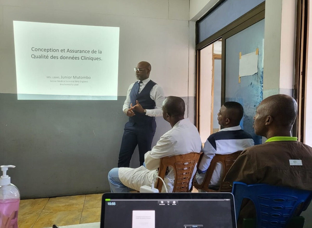 Taken at a military hospital in the Democratic Republic of Congo