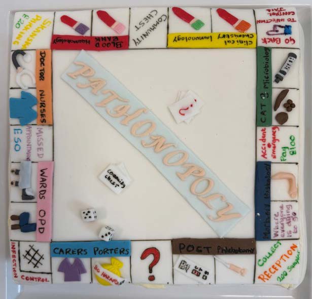 King’s Mill pathology hosted Biomedical Bake Off today for Biomedical Science Day - Baked by Sharon Bennett, MLA, Microbiolog.jpg