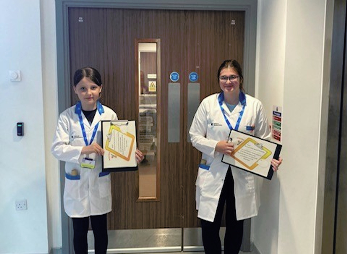 We welcomed Jessica and Amalie to our blood science lab