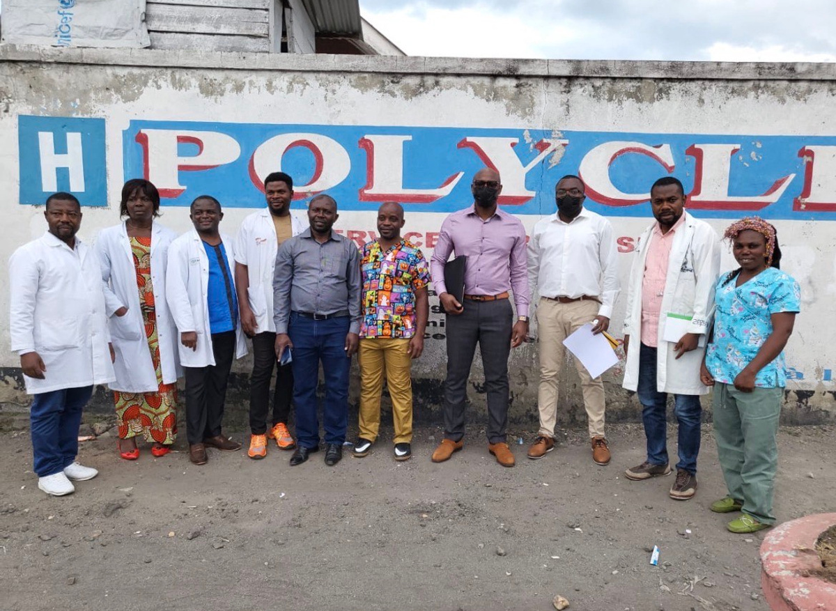 Taken at the border between Rwanda and the eastern part of the Democratic Republic of Congo, specifically in Goma, where Junior was providing training for healthcare professionals at Goma Polyclinique.