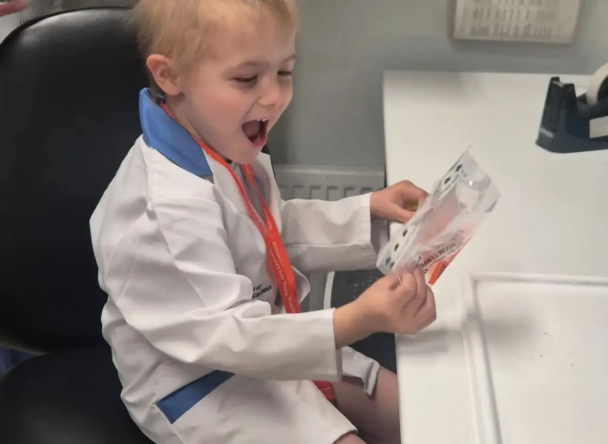 Looking at blood components