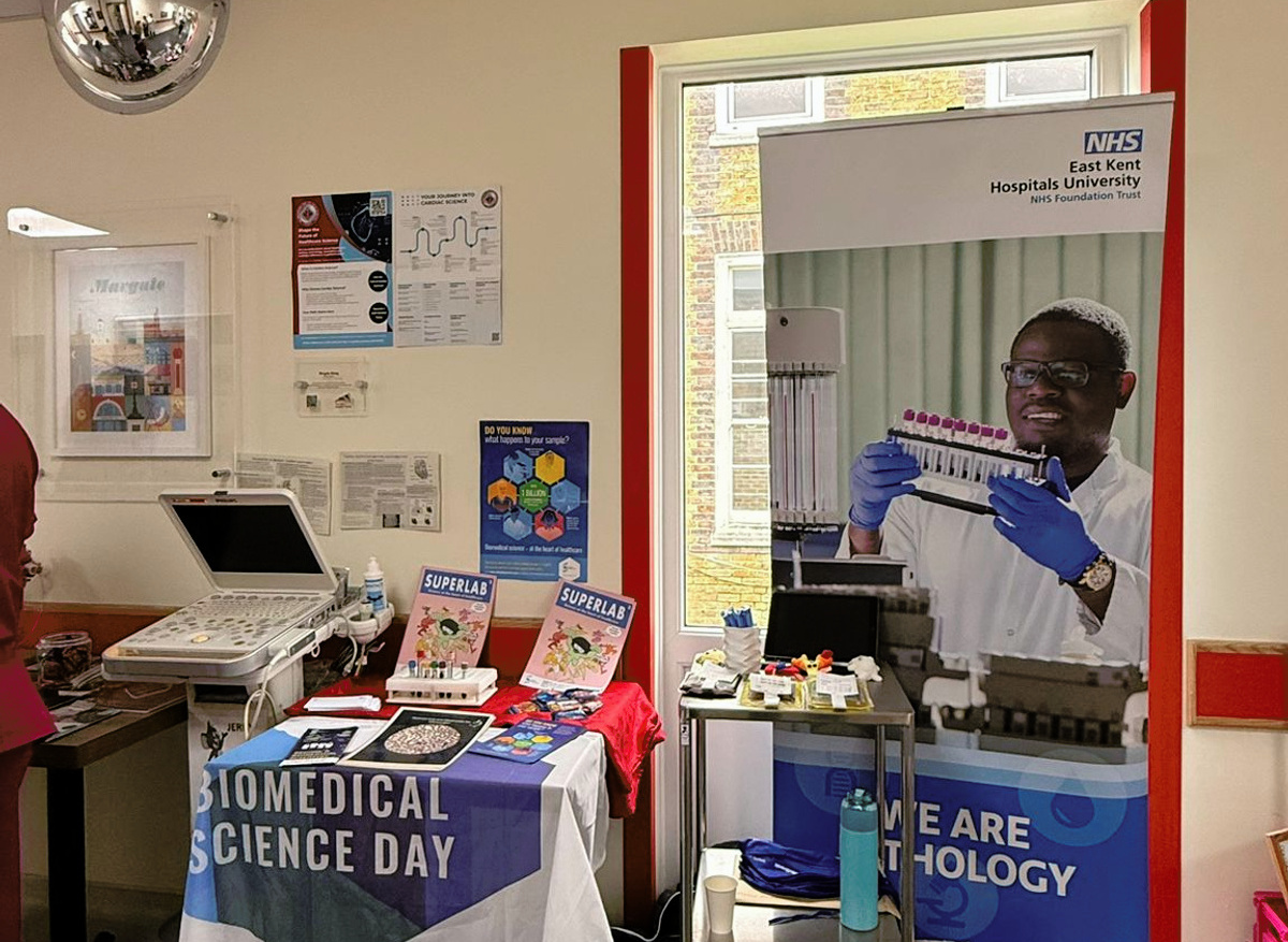 Healthcare Science Week stand