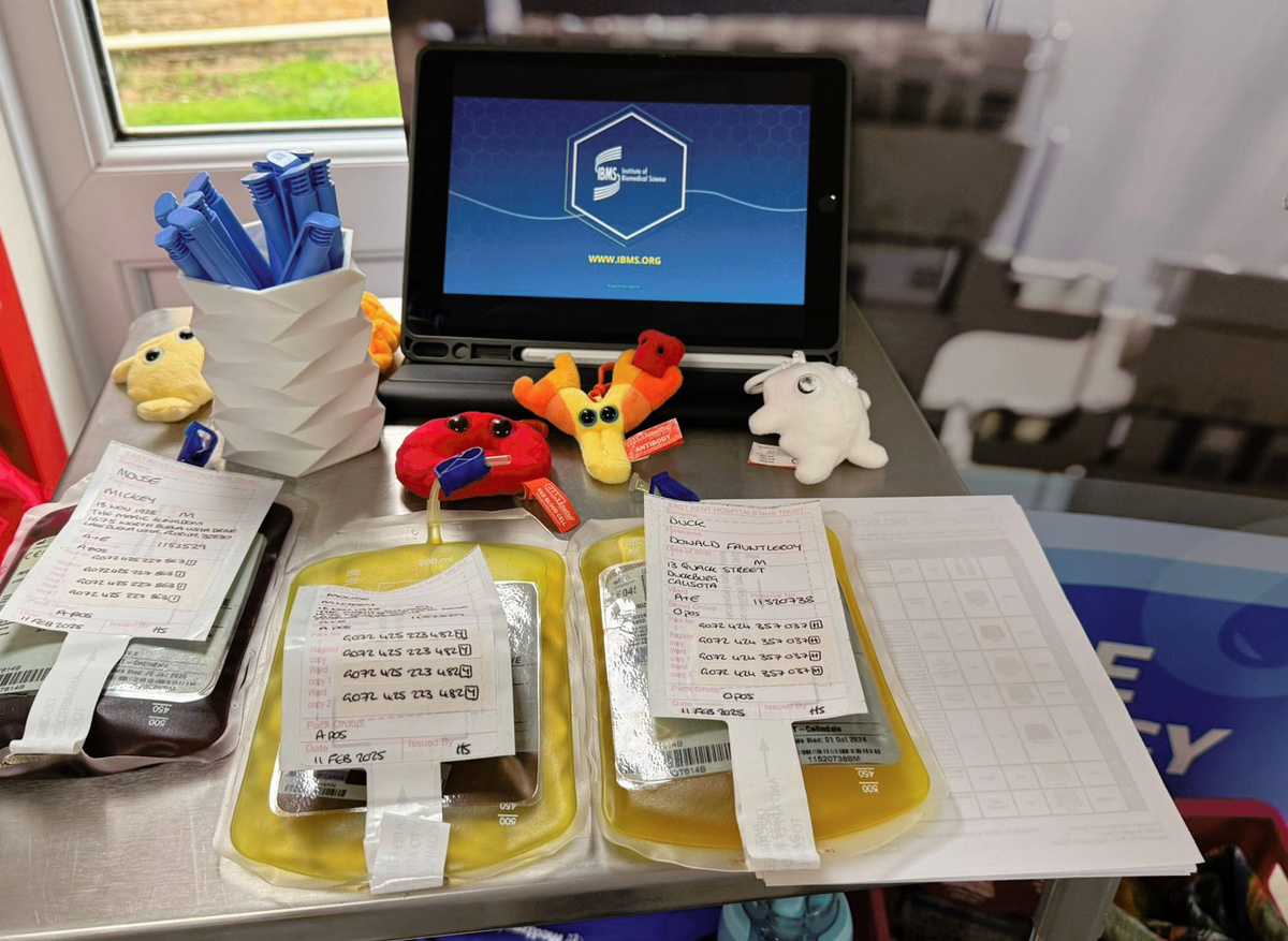 Blood components and sample processing