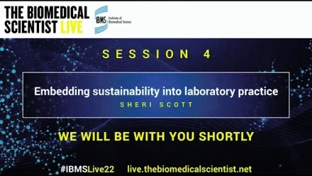 The Biomedical Scientist Live 2022 Embedding Sustainability into Laboratory Practice.webp